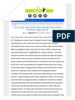 Download Cara Login Akun Gmail Atau Google Tanpa Kode Verifikasi SMS Dan HP _ Setting Computers by FadliIllahi SN344970702 doc pdf