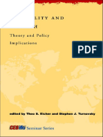 Inequality and Growth-Theory and Policy Implications-Theo S. Eicher, Stephen J. Turnovsky