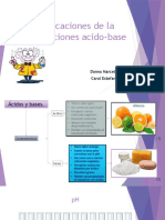 Aplicaciones de La Valoraciones Acido Base