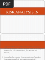 Risk Analysis in Capital Budgeting