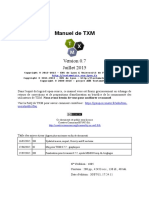 Manuel de TXM 0.7 FR