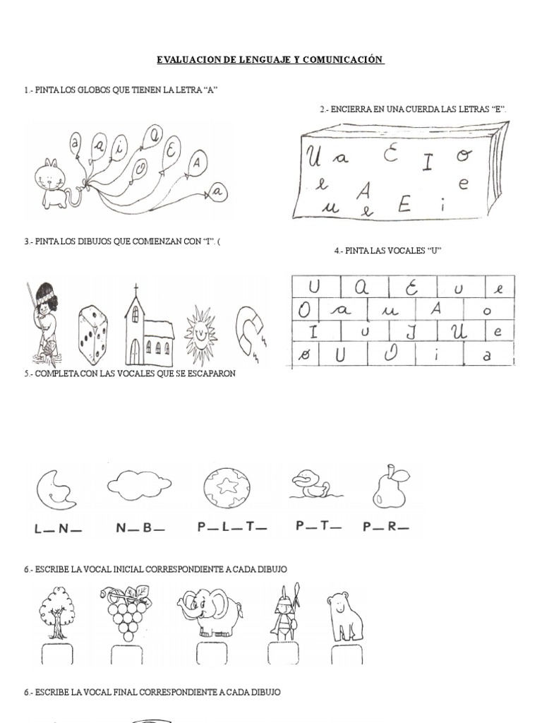 Repaso de Las Vocales | PDF | Artes del Lenguaje y Comunicación ...