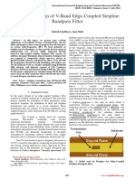 Compact Design of V-Band Edge-Coupled Stripline Bandpass Filter