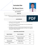 Masaodi's CV