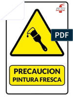 Señaletica Pintura Fresca