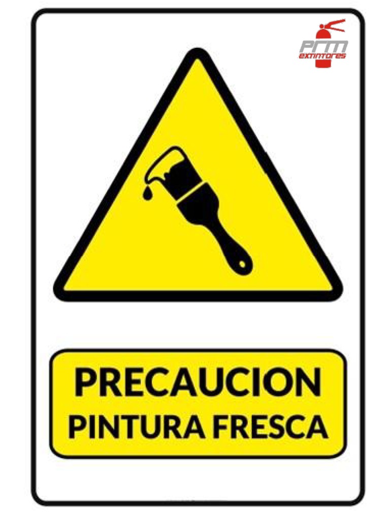 Señaletica Pintura Fresca