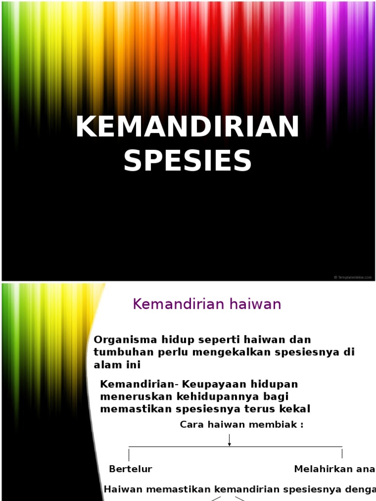 Kemandirianspesiesbaru 130225054633 Phpapp01 Pdf