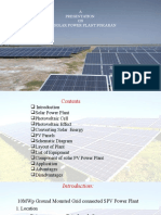 10 MW Solar Power Plant Analysis