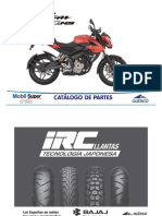 Manual de Despiece para Mecanicos Moto Bajaj Pulsar 200 NS PDF