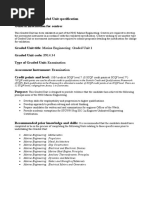 F914 34 Marine Engineering Graded Unit 1