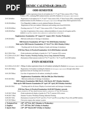 caltech academic calendar 2021 Academic Calendar 2016 17 Pdf Academic Term Educational Institutions caltech academic calendar 2021