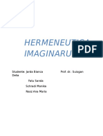 Hermeneutica Imaginarului