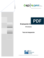 Gestión de La Integración Evaluacion PMP