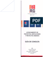 Licenciamiento de Proyectos, Edificaciones y Proyectos Urbanos