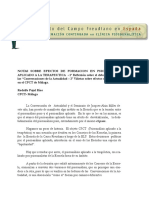 Notas Sobre Efectos de Formacion en Psicoanalisis