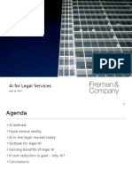 AI For Legal Services - Buyers Council - 12 April 2016