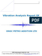 Vibration Analysis Report Of: Ongc Petro Addition LTD