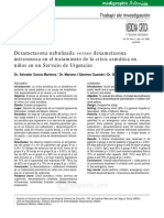 Dexametasona Nebulizada Versus Dexametasona Intravenosa