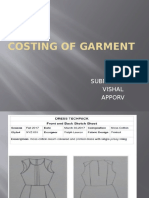 Costing of Garment