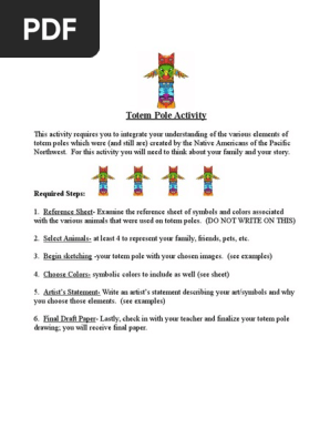 totem pole activity