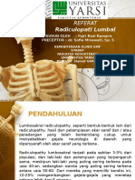 Radiculopaty Lumbal