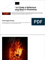 How to Create a Hellacious Flaming Skull in Photoshop