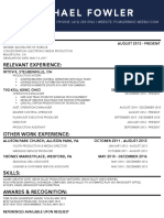 Fowler Resume 01182017