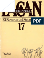 El Seminario 17. El Reverso Del Psicoanálisis (Jacques Lacan)