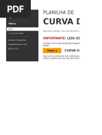 Planilha de Curva de Valor