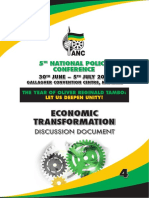 National Policy Conference 2017 Economic Transformation