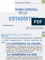 2)Estadistica Panorama General