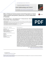 Effect of National Schistosomiasis Control Programme On Taenia Solium Taeniosis and Porcine Cysticercosis in Rural Communities of Tanzania PDF