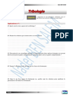 TD 1 Tribologie PDF