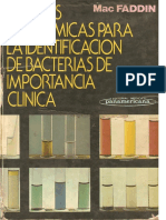Pruebas Bioquimicas para La Identificacion de Bacterias de Importancia Clinica