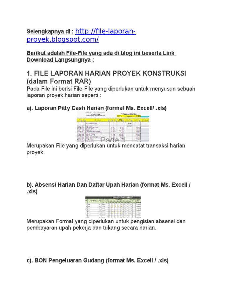 Dokumen.tips Contoh Laporan Proyek Konstruksi Baik Laporan 