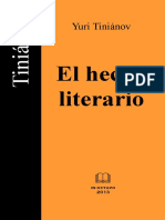 Iuri Tinianov - El Hecho Literario PDF