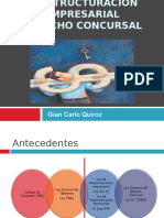 Reestructuración empresarial y protección del crédito