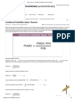 Bayes Theorem - Conditional Probability - Solved Examples