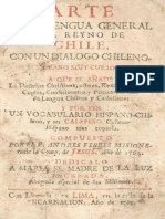 2.-Arte de La Lengua General Del Reino de Chile - Febres, Andrés, 1734-1790