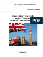 Elementary English As The 2nd Lang. Form X