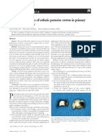 Clinical Performance of Esthetic Posterior Crowns in Primary Molars: A Pilot Study