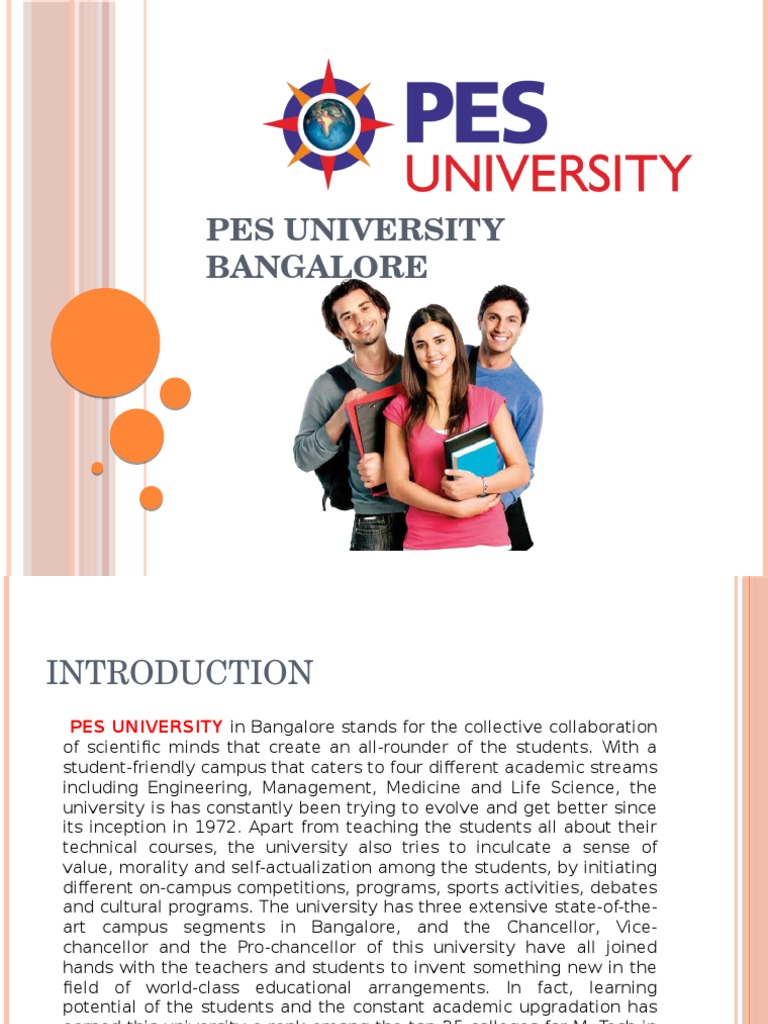 Pes University | PDF | Engineering | Undergraduate Education