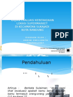 Kajian Evaluasi Keberadaan Lokasi Supermarket Di Kecamatan Sukajadi Kota Bandung