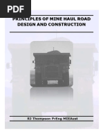 Haul Road Design and Maintenance Guide | PDF | Road | Lighting