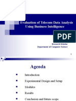 Evaluation of Telecom Data Analysis Using Business Intelligence