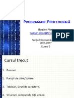 Curs de Programare Procedurala in C