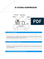 Komponen Utama Kompresor Piston