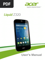 Acer Liquid Z320 Duo User's Manual