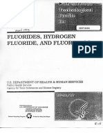 Toxicological Profile for Fluorides