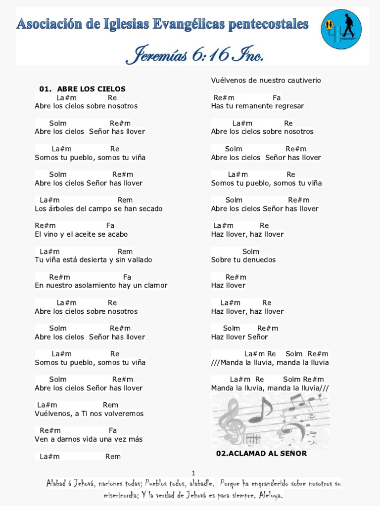 Coros Pentecostales Pdf Pdf